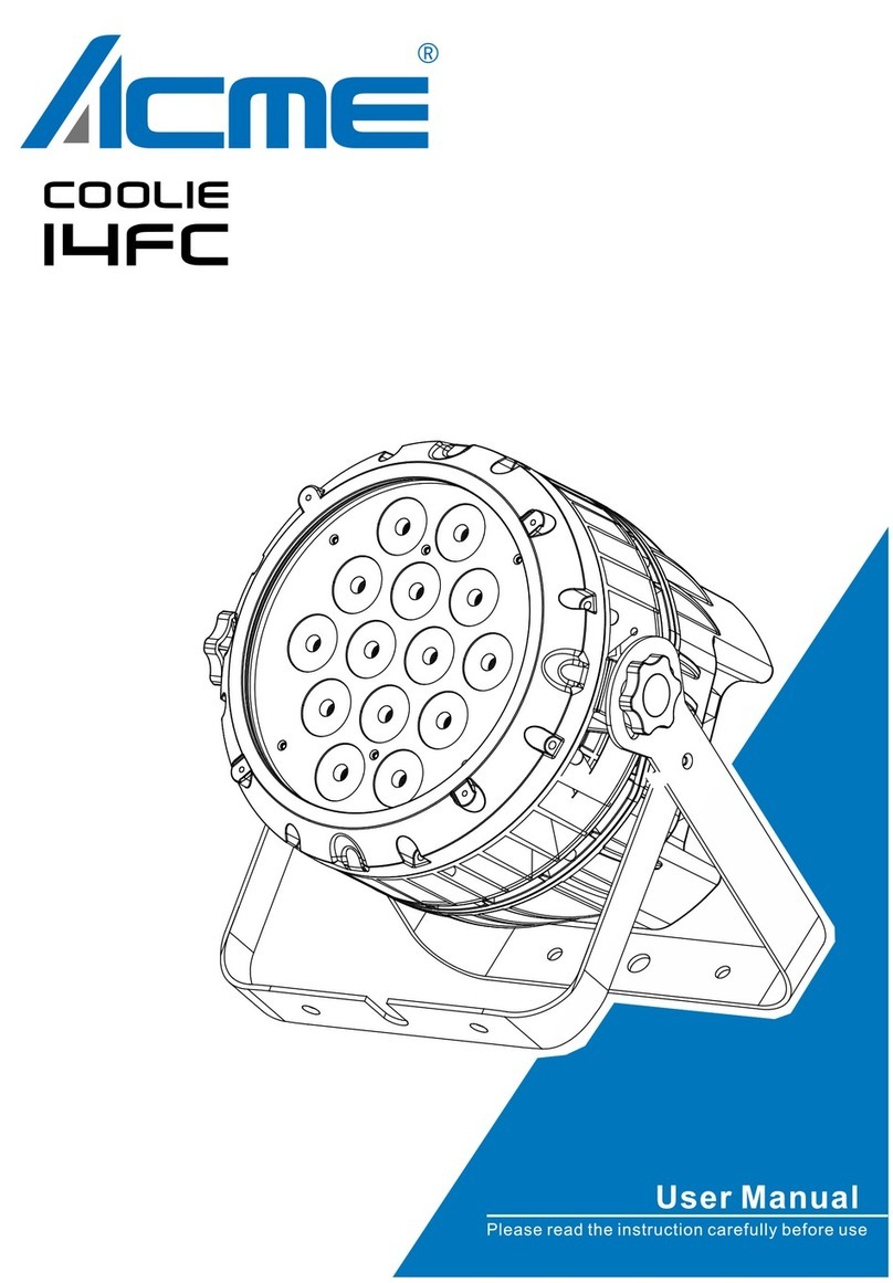 ACME COOLIE 14FC User manual