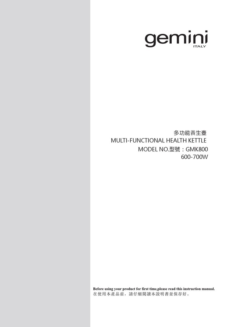 Gemini GMK800 User manual