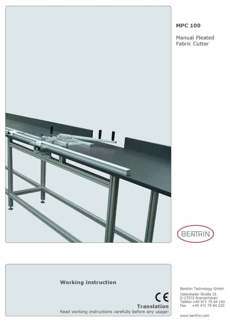 Benthin MPC 100 Working Instruction