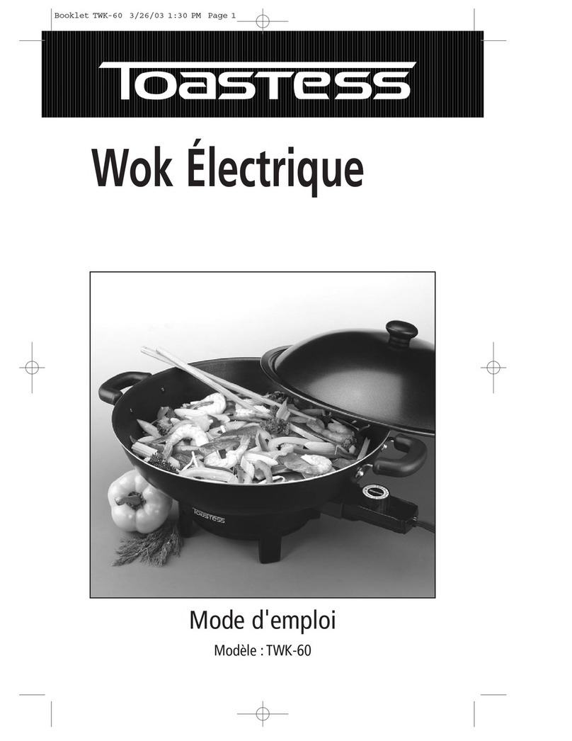 Toastess TWK-60 User manual