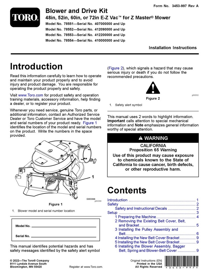 Toro 78551 installation instructions
