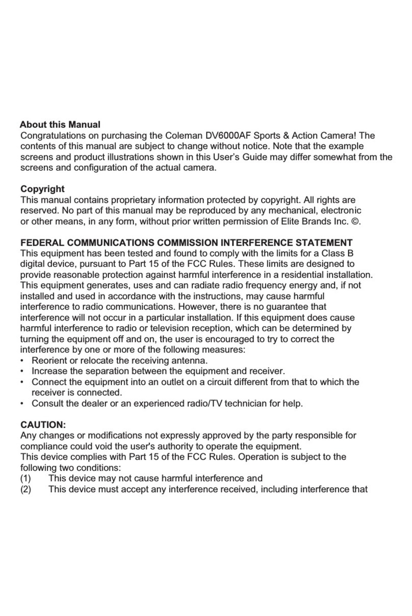 Coleman CX14WP User manual