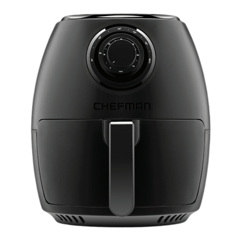 Chefman TurboFry RJ38-V3-DC35-UK User manual