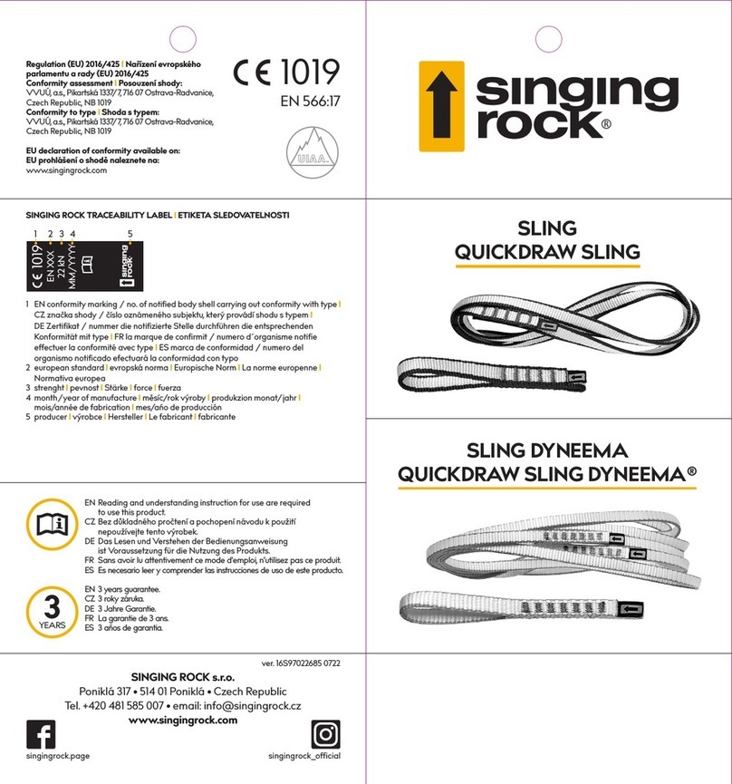Singing rock QUICKDRAW SLING manual