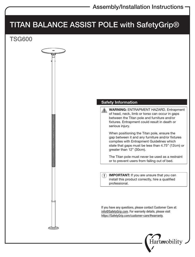 HartMobility TITAN TSG600 Assembly/installation instructions