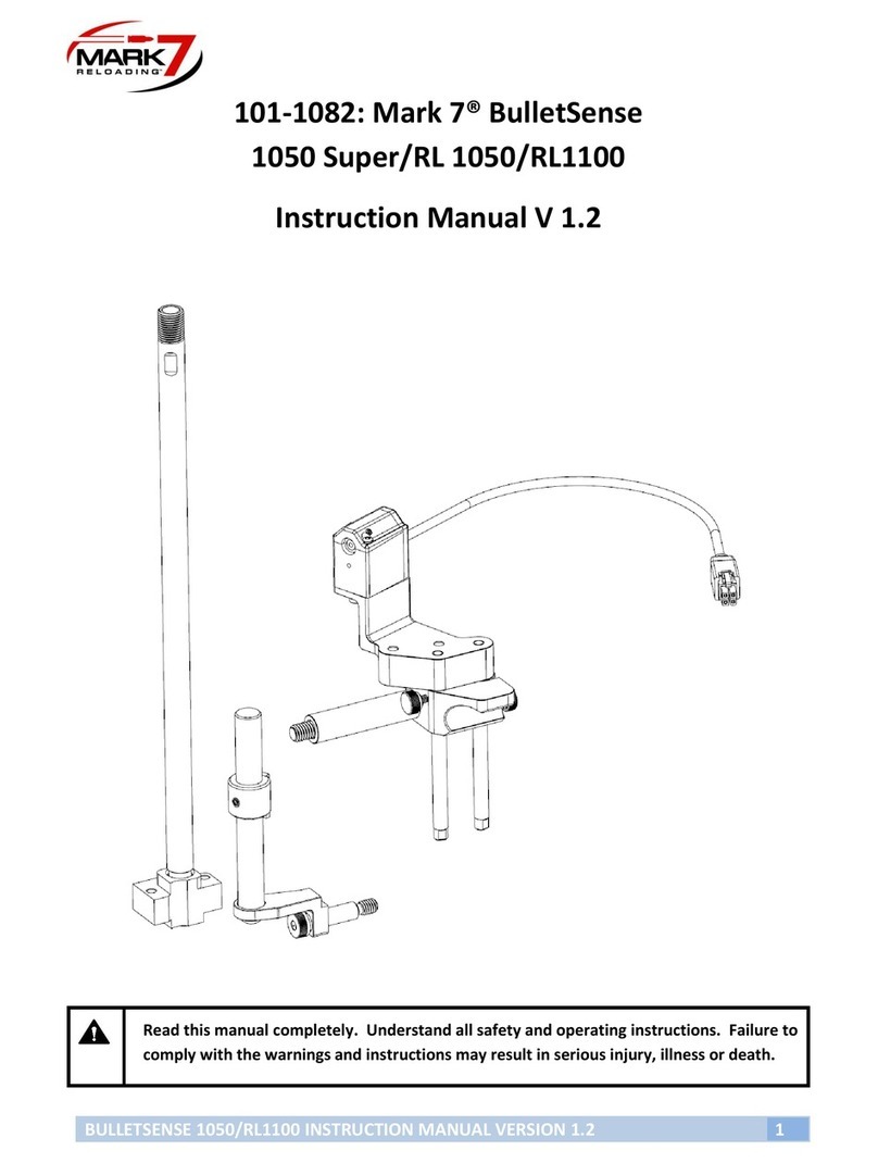 Mark 7 BulletSense RL 1050 instruction manual