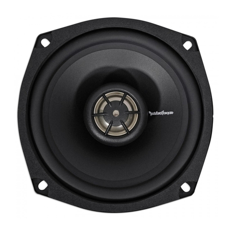 Rockford Fosgate R1-HD4-9813 User manual