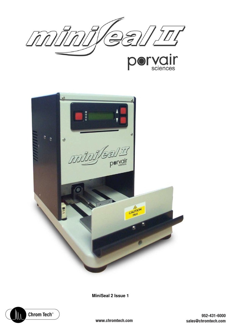 ChromTech Porvair Miniseal II User manual