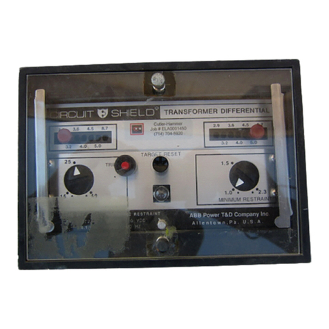 ABB CIRCUIT SHIELD 87T User manual