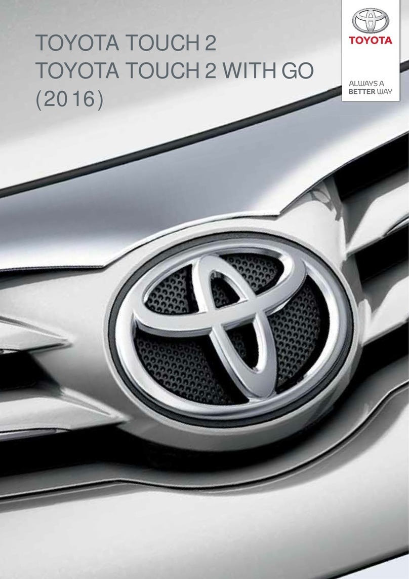 Toyota Touch 2 User manual Toyota Touch 2 User manual
