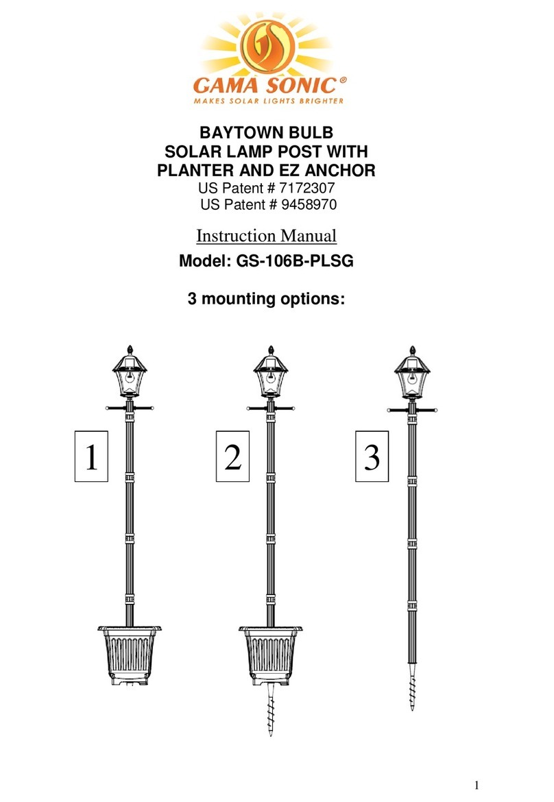 Gama Sonic GS-106B-PLSG instruction manual