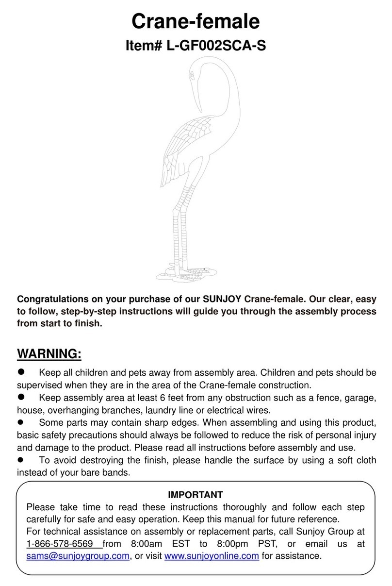 Sunjoy L-GF002SCA-S quick start guide