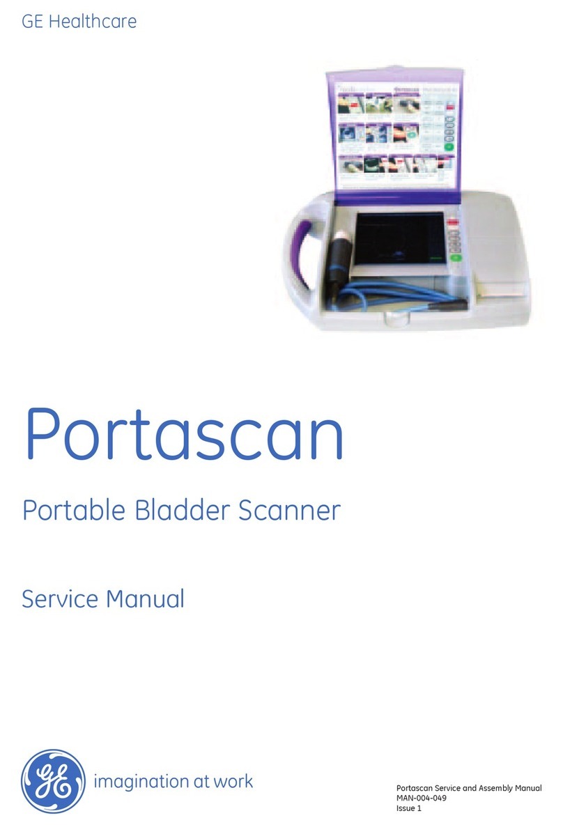 GE Healthcare Portascan User manual GE Healthcare Portascan User manual
