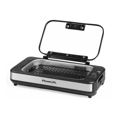 PowerXL SMOKELESS GRILL ELITE SMG-01 owner's manual