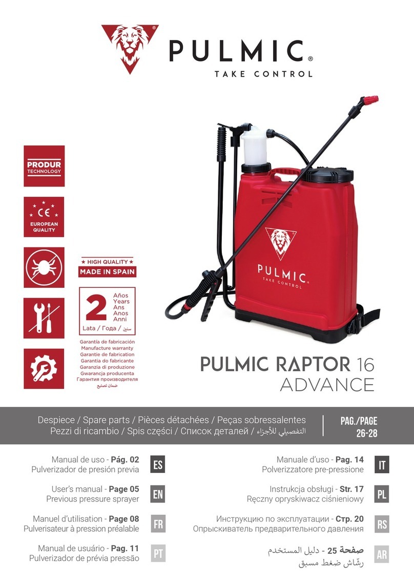 Pulmic RAPTOR 16 ADVANCE user manual