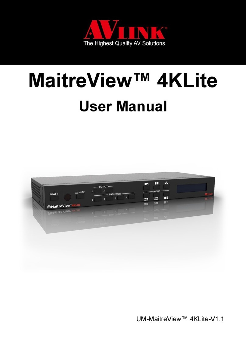 AVLink MaitreView 4KLite user manual
