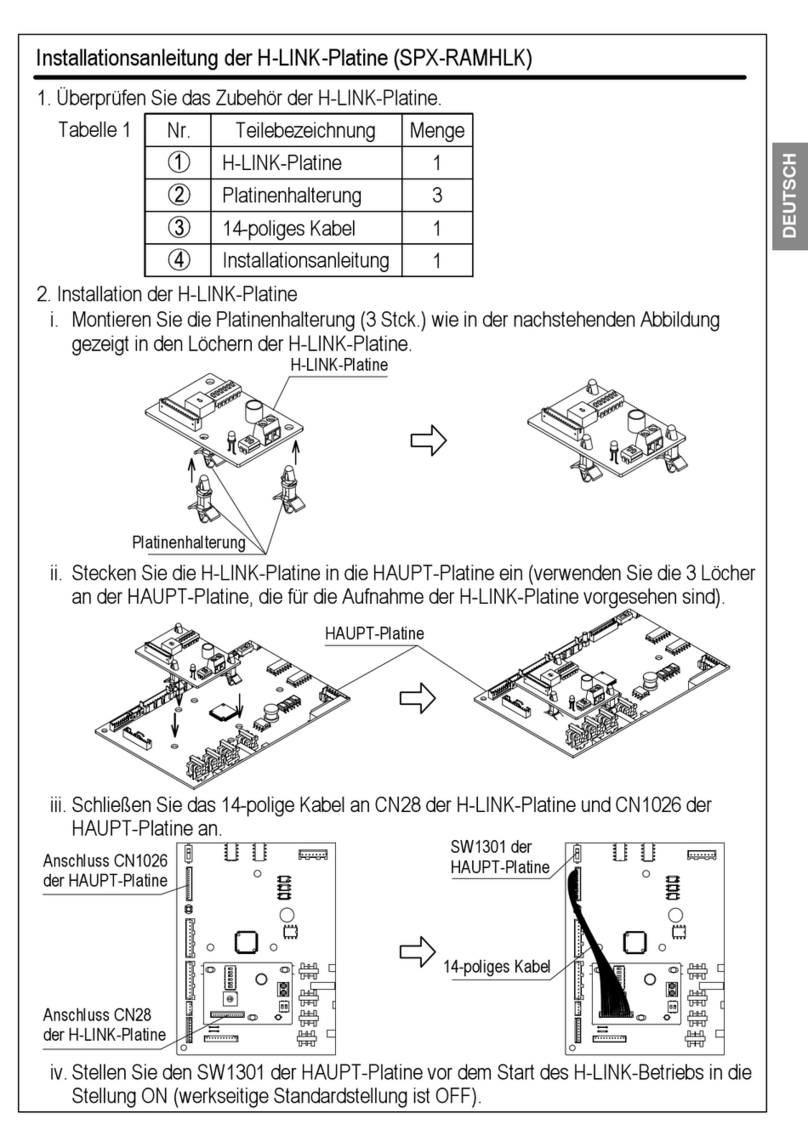 Charles Hasler SPX-RAMHLK installation manual