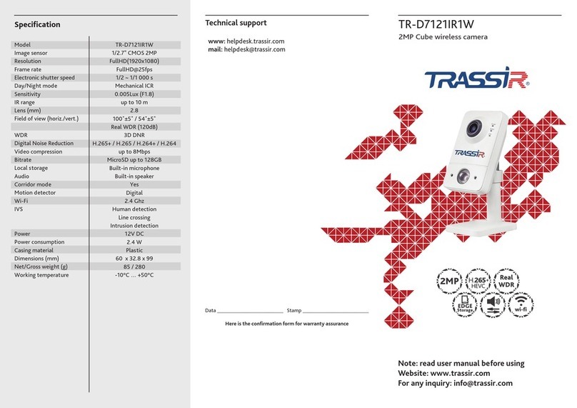 TRASSIR TR-D7121IR1W User manual