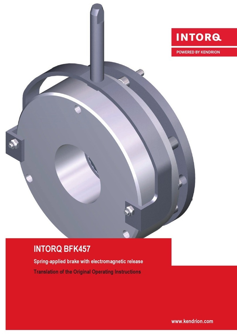 Kendrion INTORQ BFK457 Quick guide