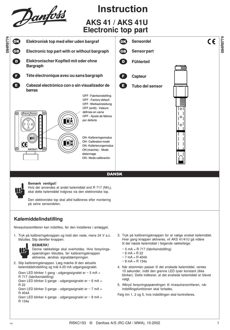 Danfoss AKS 41 User manual