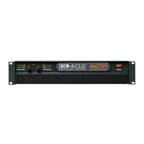 Master audio DL Series User manual