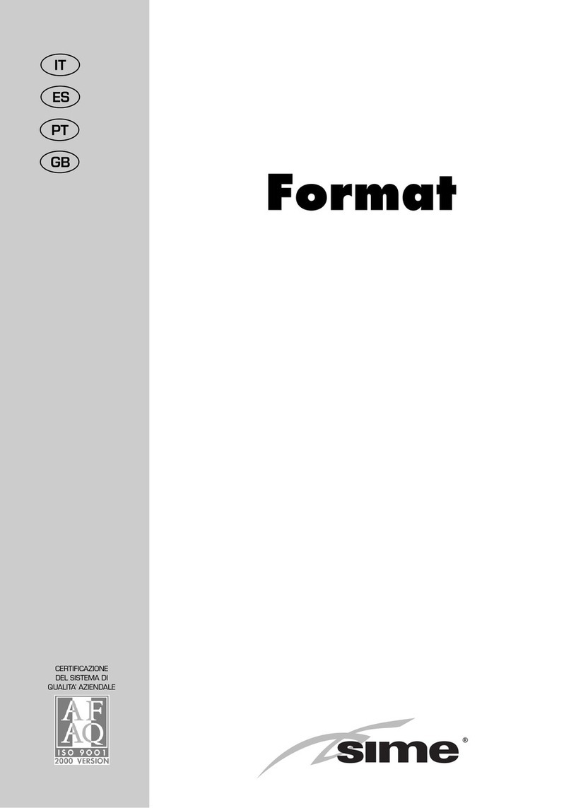 Sime Format Series User manual