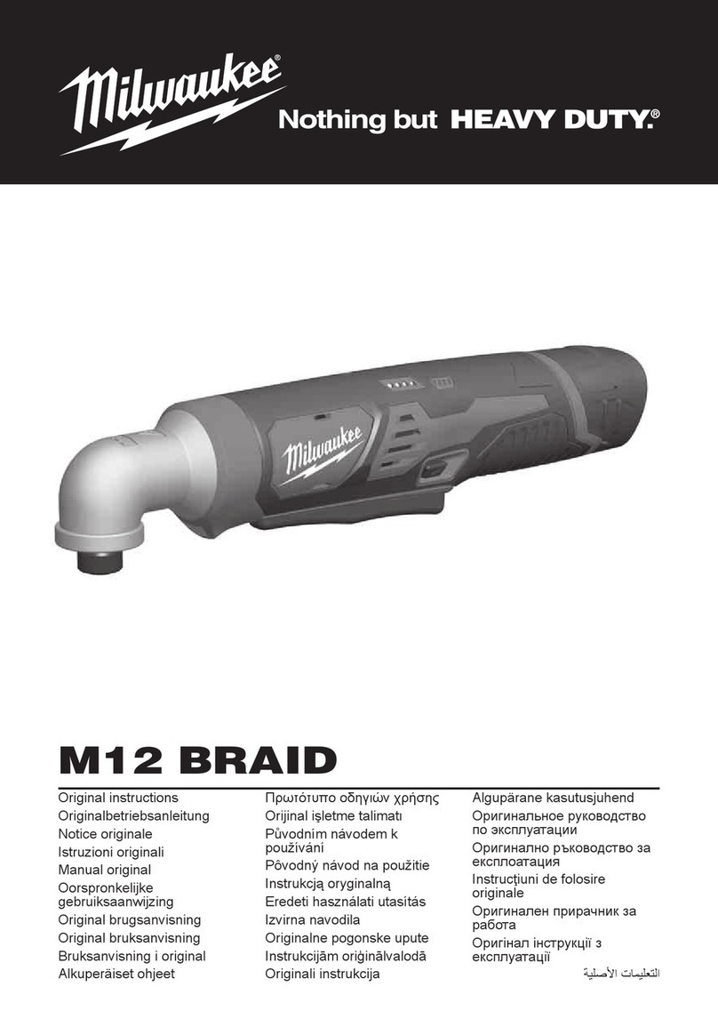 Milwaukee M12 BRAID Original instructions