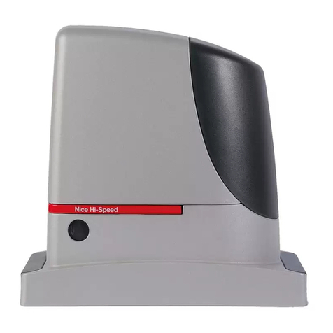 Nice RUN400HS Technical specifications