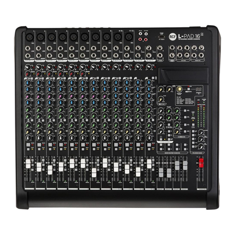 RCF L-PAD16CXusb User manual