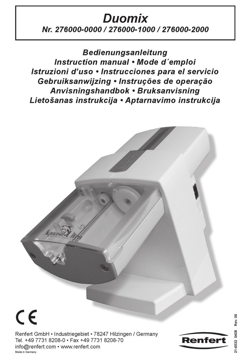 Renfert Duomix Series User manual