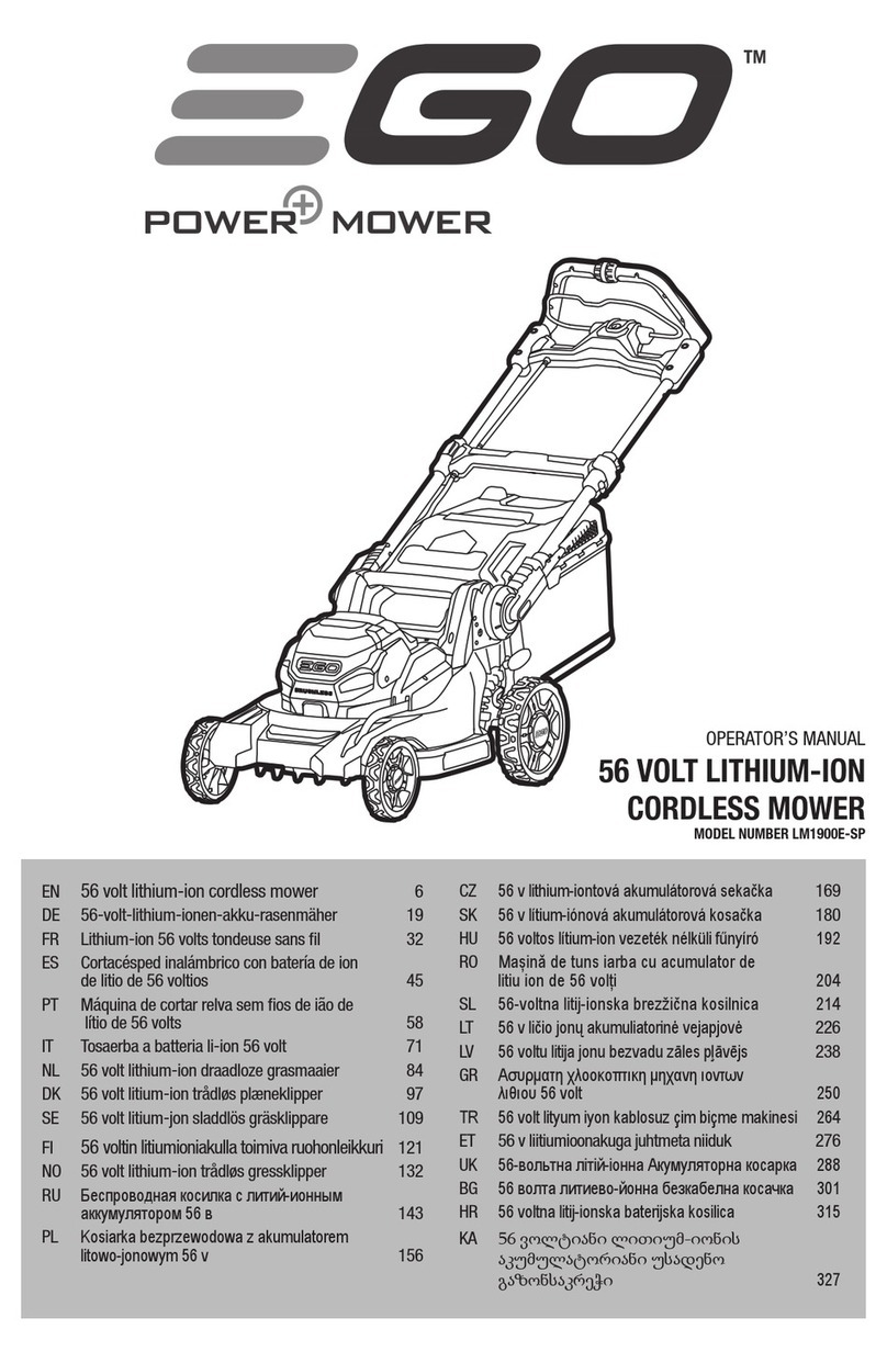 Ego Power+ LM1900E-SP User manual Ego Power+ LM1900E-SP User manual