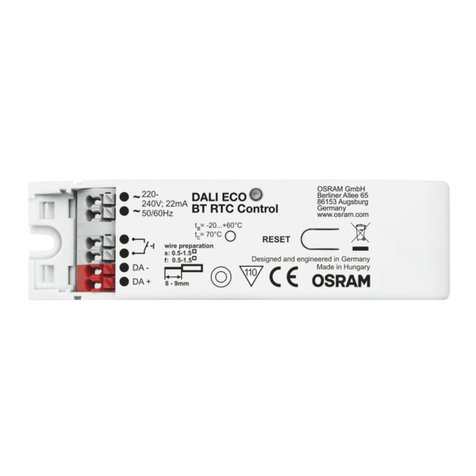 Osram DALIeco operating instructions Osram DALIeco operating instructions