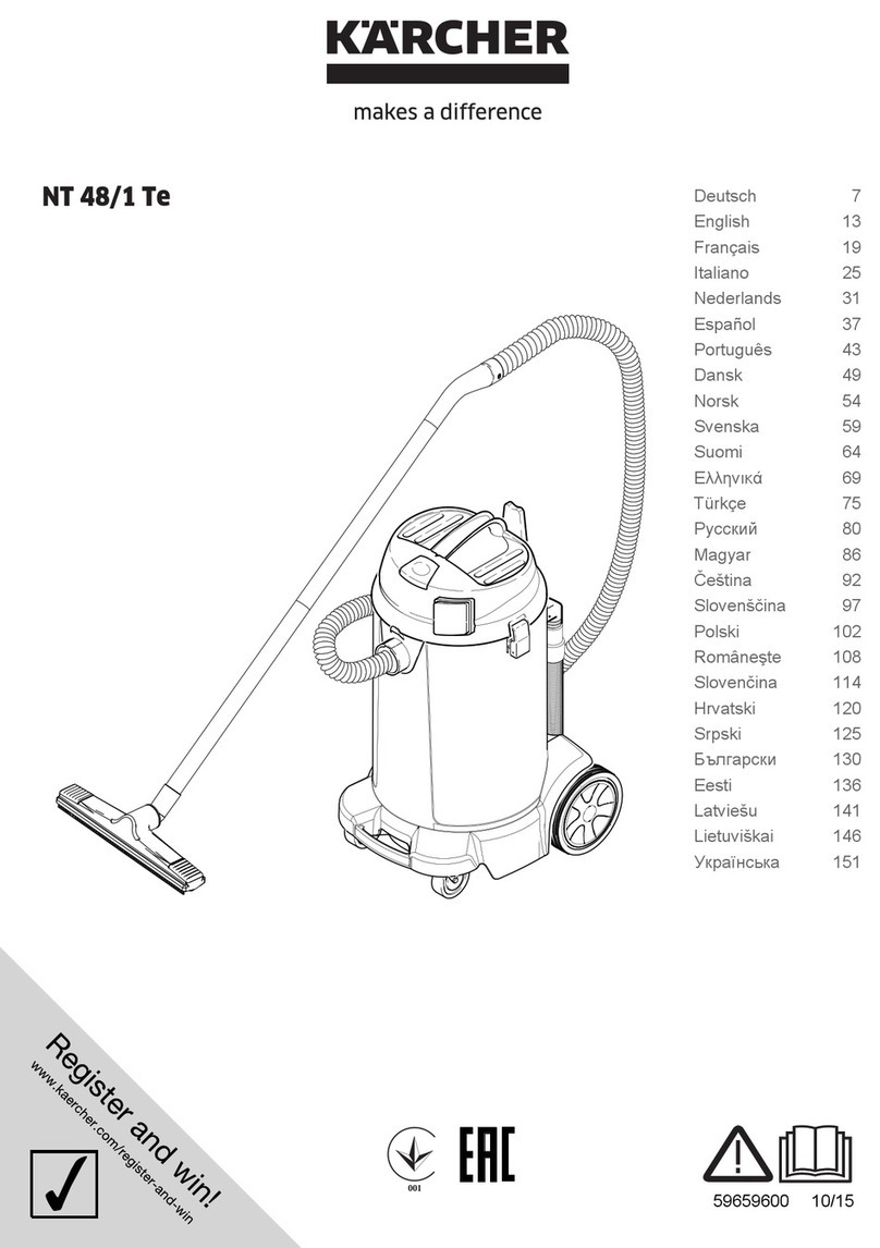 Kärcher NT 48/1 TE User manual