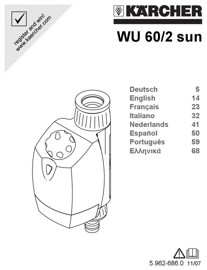 Kärcher WU 60/2 sun User manual