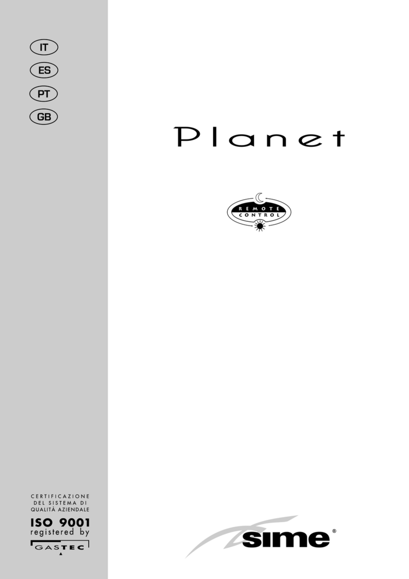 Sime Planet Series User manual