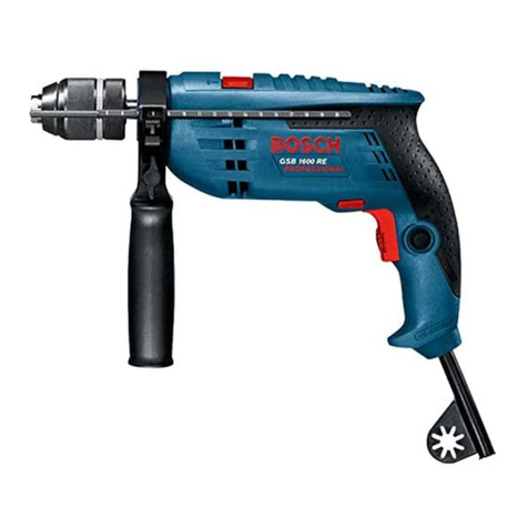 Bosch GSB 1600 RE User manual