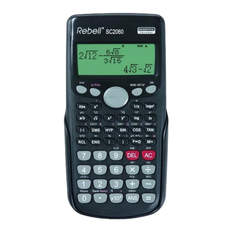 Rebell SC2060 owner's manual