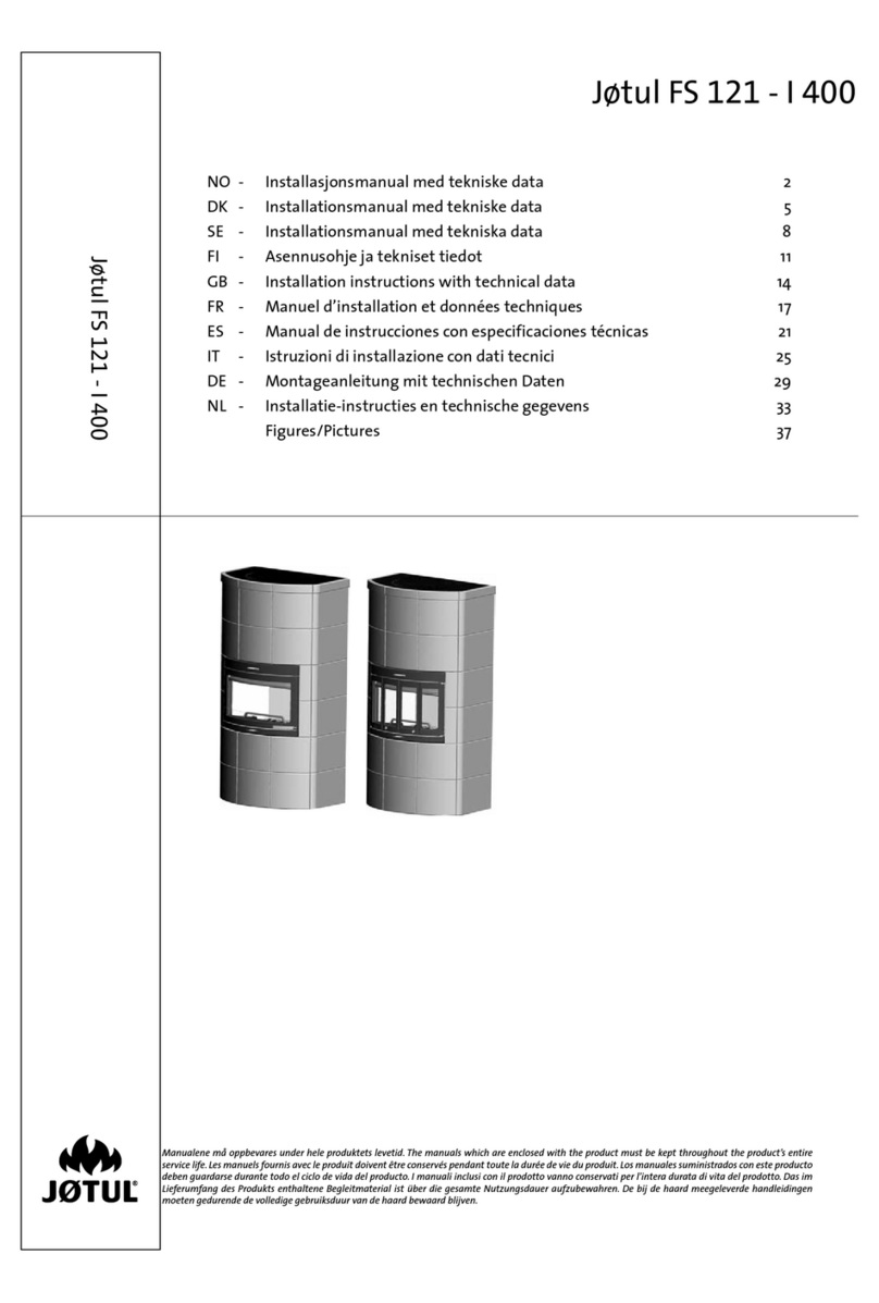 Jøtul FS 121 - I 400 Instruction manual