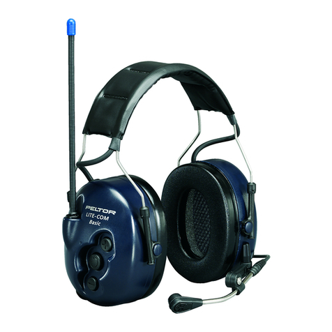 Peltor Lite-Com Basic MT53H7A4400 User manual
