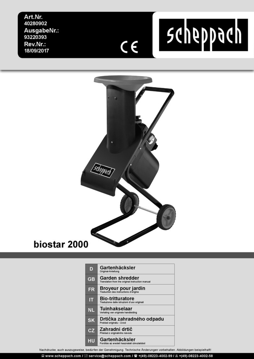 Scheppach biostar 2000 Assembly instructions