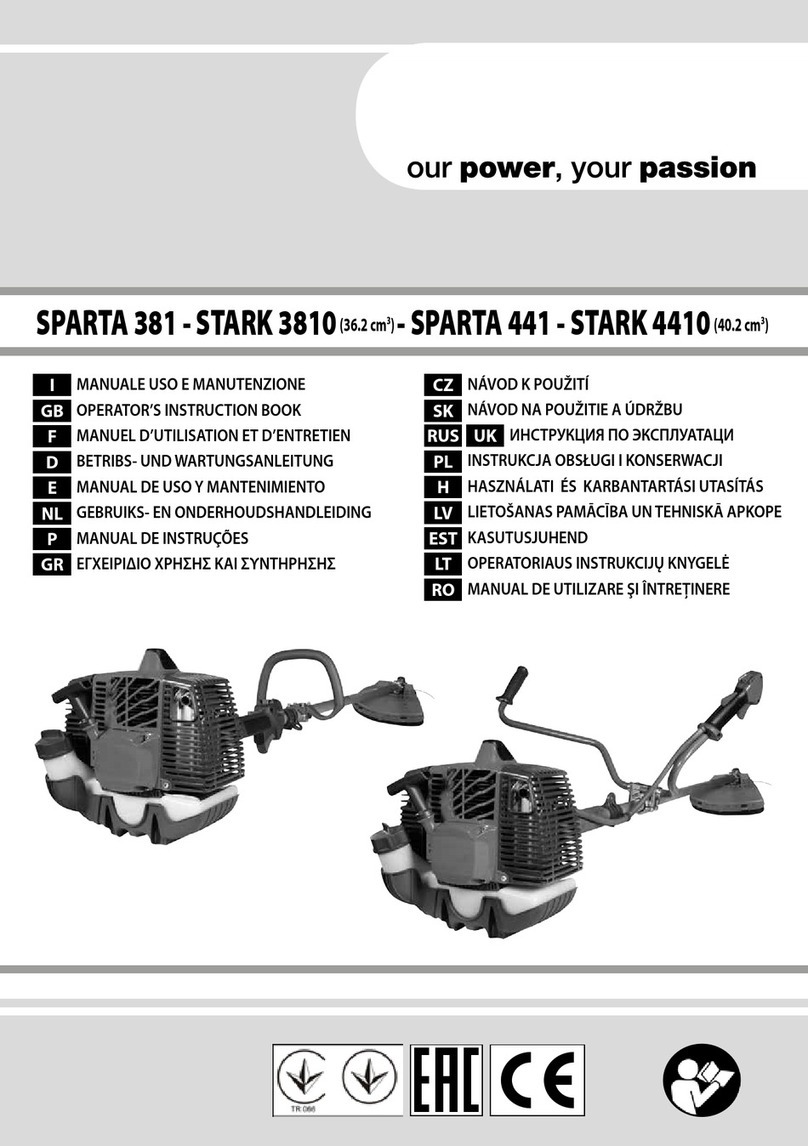 Efco SPARTA 381 Manual Efco SPARTA 381 Manual