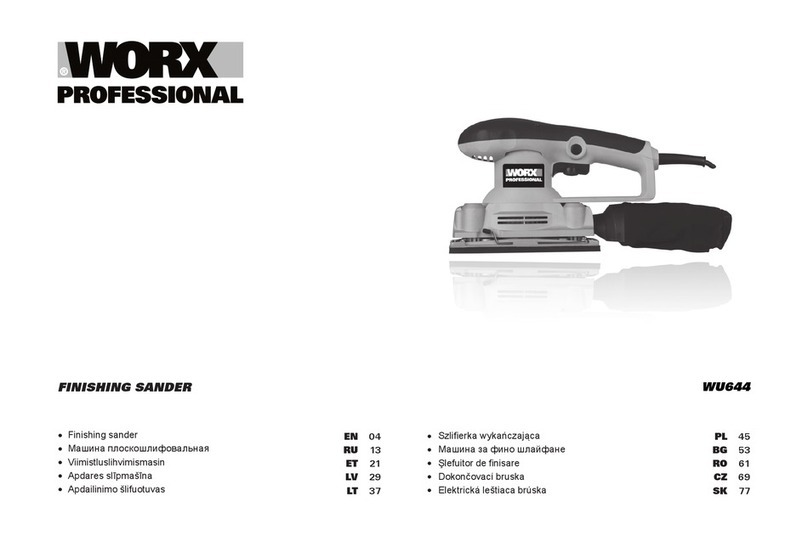 Worx Professional WU644 manual