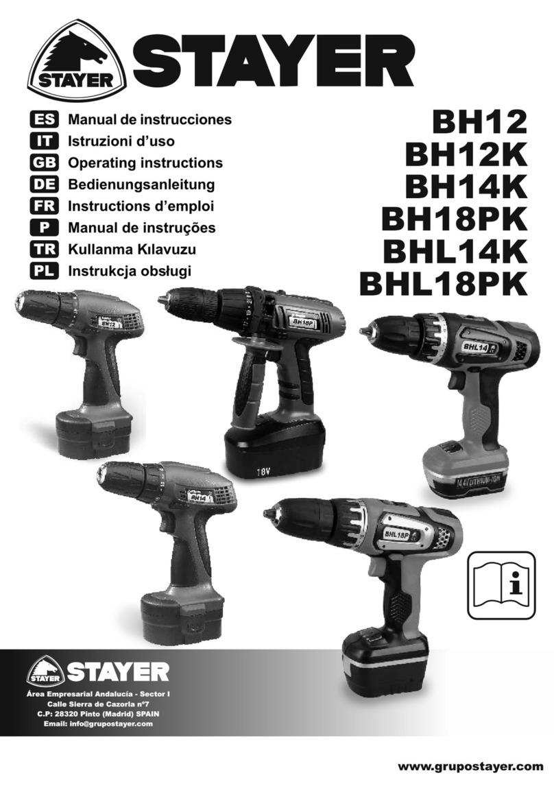 stayer BH12 User manual