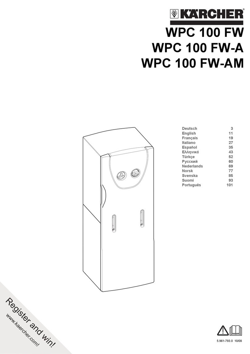 Kärcher WPC 100 FW manual
