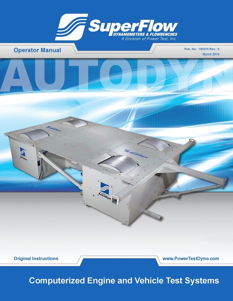 SuperFlow AutoDyn Operator's manual