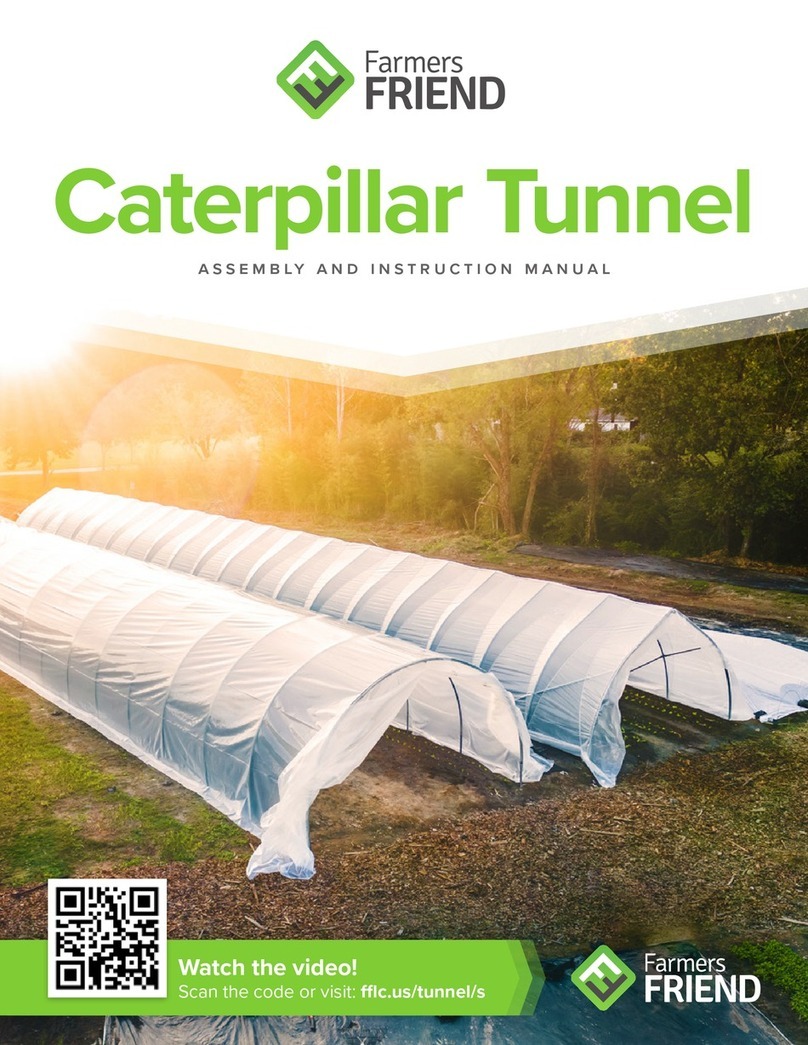 FARMER FRIEND QUONSET Assembly and instruction manual FARMER FRIEND QUONSET Assembly and instruction manual