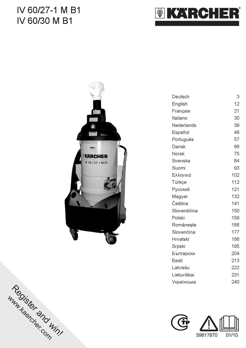 Kärcher IV 60/27-1 M B1 manual