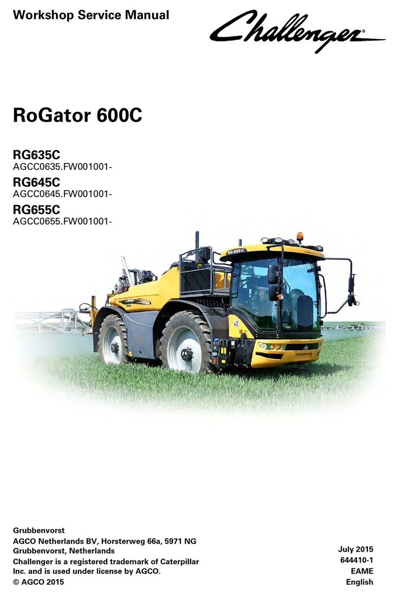 AGCO Challenger RoGator 600C Workshop service manual