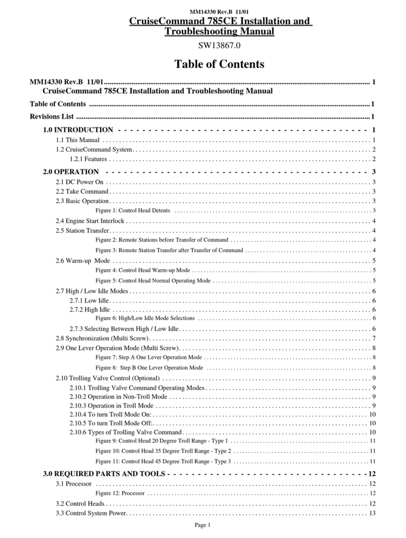 ZF CruiseCommand 785CE Programming manual