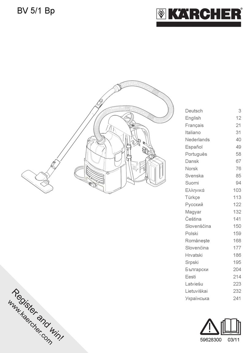 Kärcher BV 5/1 Bp User manual